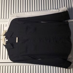 Women's Lot of 2 (Black & White) Express Portofino Shirts, XS